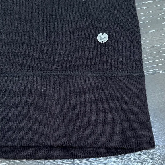 Women’s 3/4 Length Sleeve Eddie Bauer Black Button-Up Sweater Size XL - Picture 8 of 8